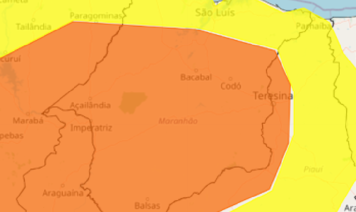 Inmet emite dois alertas de chuvas intensas para o Maranhão