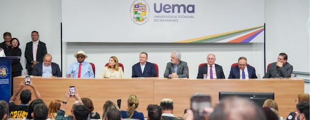 Iracema Vale participa de solenidade de posse de professores da Uema